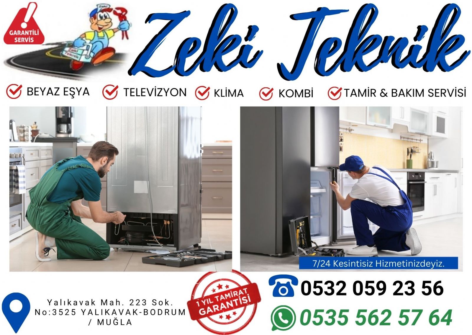 Yalıkavak Buzdolabı Servisi